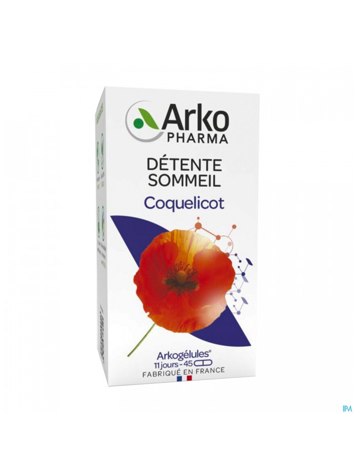 Arkogelules Coquelicot Vegetal 45 - Vente en ligne