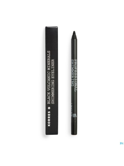 Korres Km Pencil Shimmer Mineral Black
