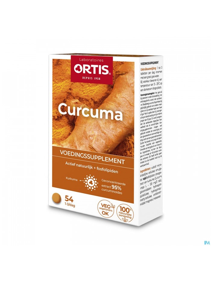 Ortis Curcuma Blister Comp 3X18