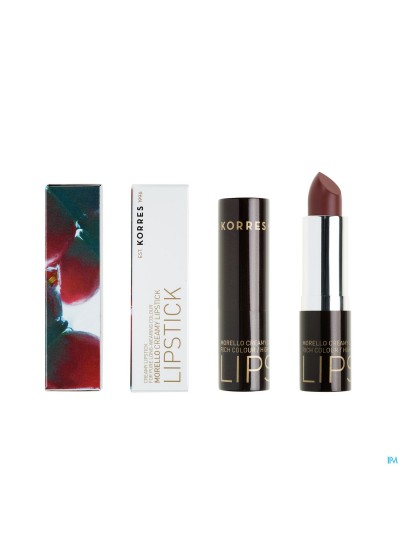 Korres Km Lipstick Morello 34 Mocha Brown