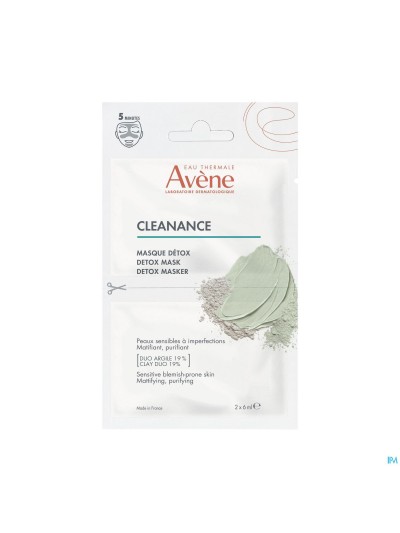Avene Cleanance Masque Detox 2x6ml