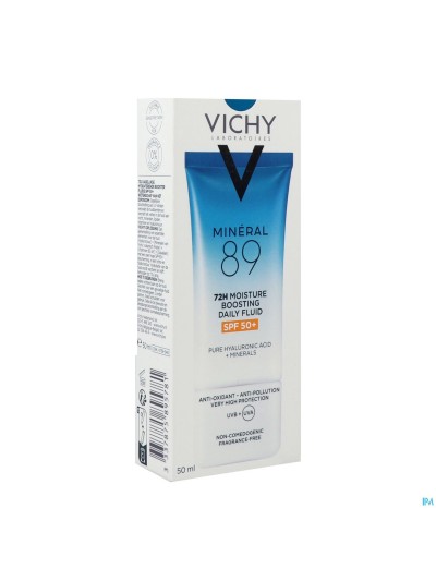 Vichy Mineral 89 Hydraterende Fluide Spf50+ 50ml