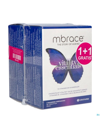 Mbrace Vitality Essentials Comp 60x2 1+1 Gratuit
