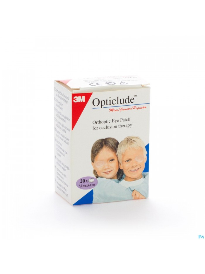 Opticlude 3m Junior Oogkompres 63mmx48mm 20 1537
