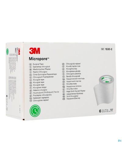 Micropore 3m Hechtpleister 50mmx9,14m Rol 6 1530