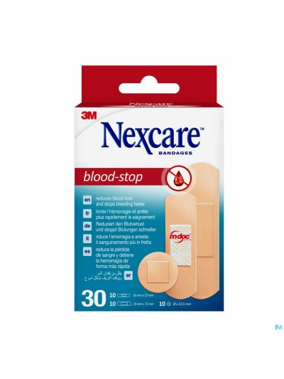 Nexcare 3m Bloodstop Assorted 30 N1730as
