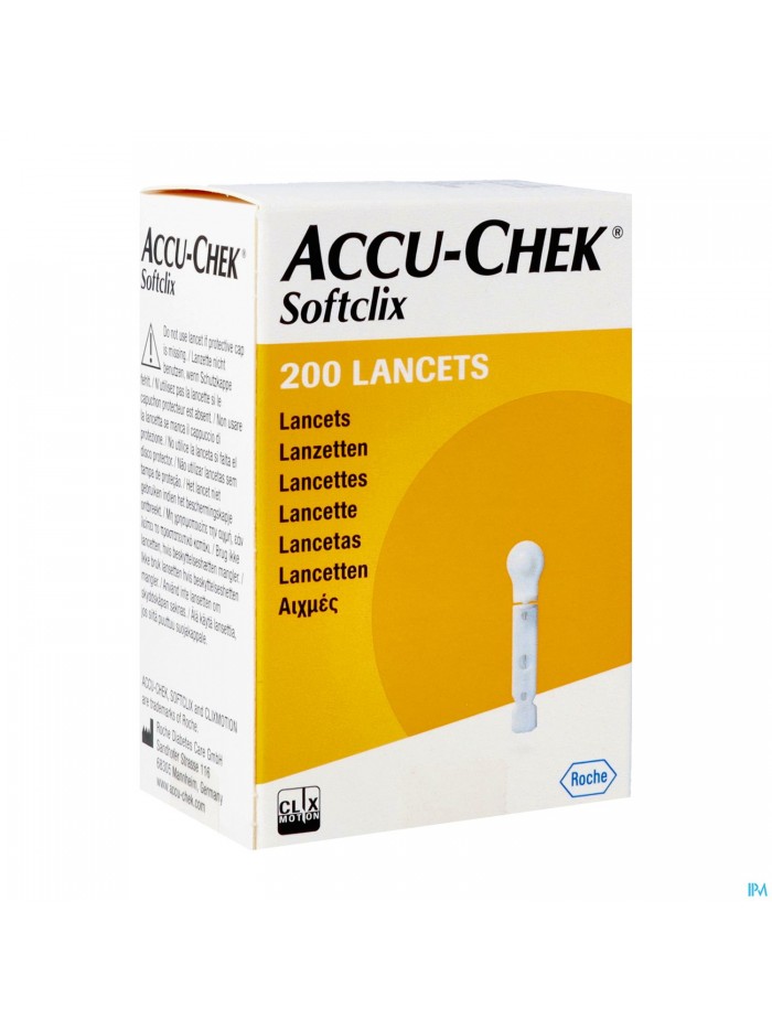 Accu Chek Softclix Lancet 200 3307484001