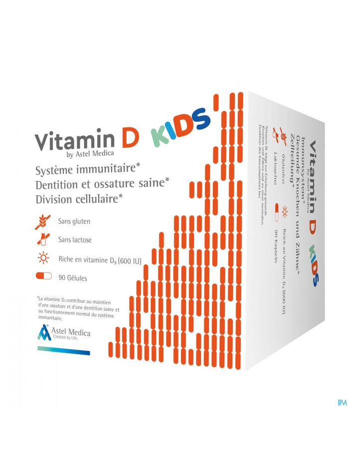 Astel Vitamin D Kids Caps 90