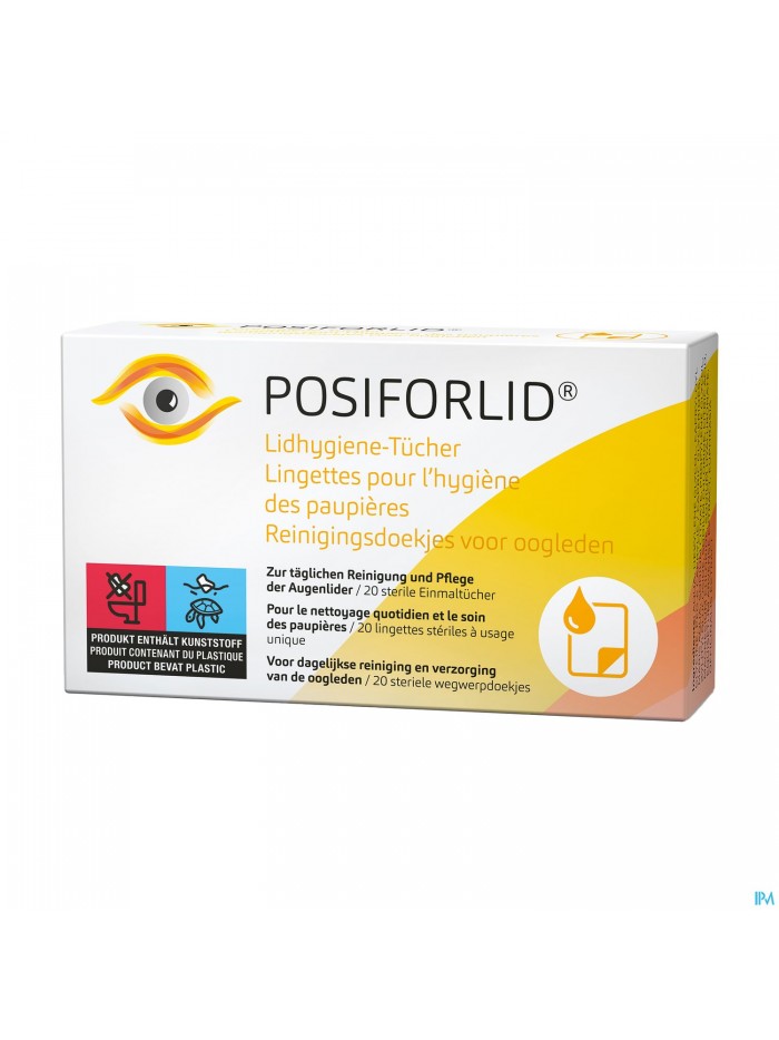 Posiforlid Reinigingsdoekje Oogleden            20