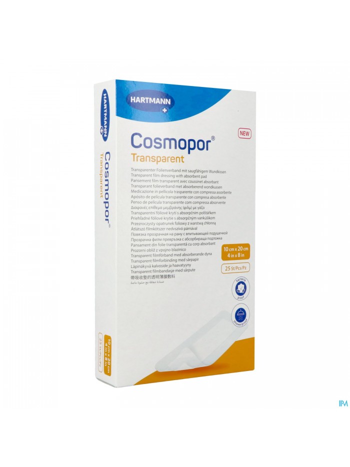 Cosmopor Transparent 10x20cm 25