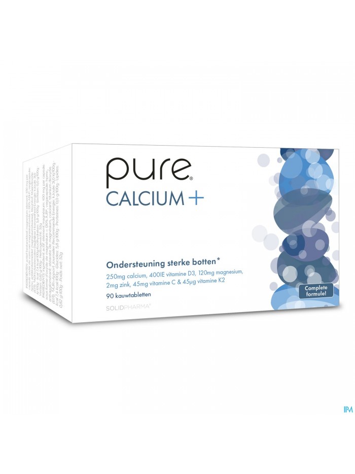 Pure Calcium+ Kauwtabl 90