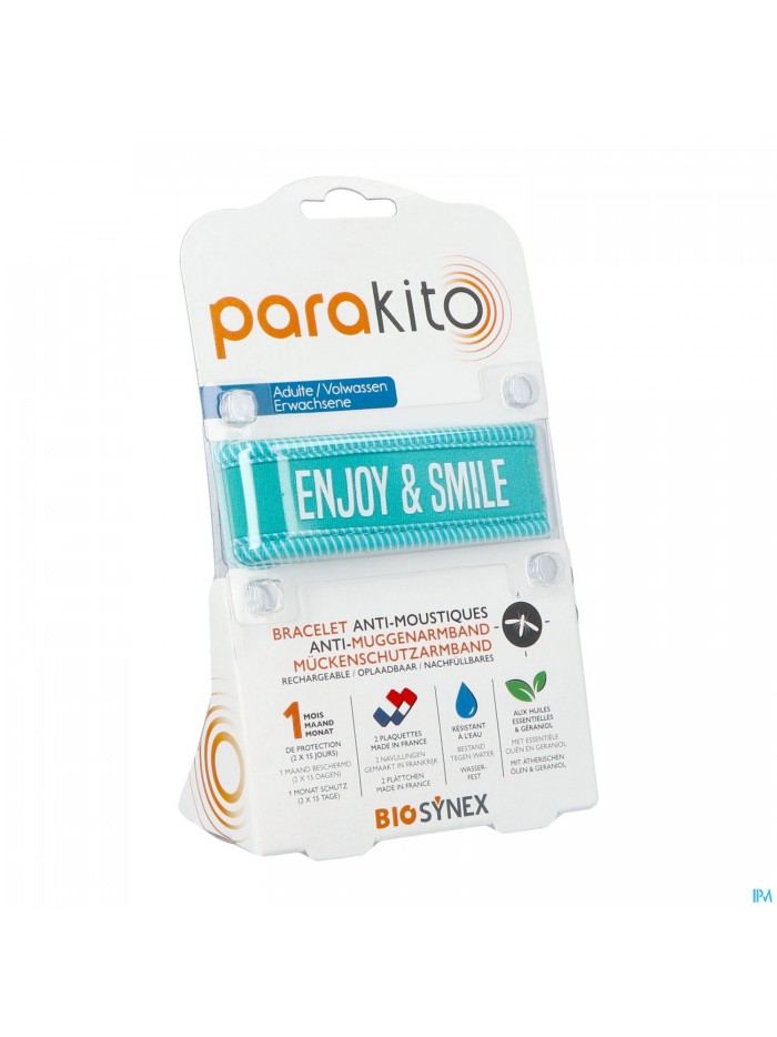 Para'kito Bracelet Adulte Enjoy&smile Bleu