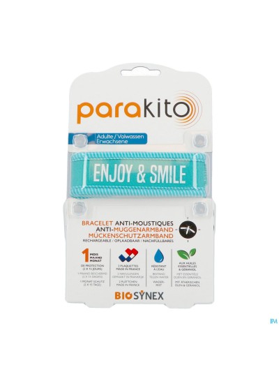 Para'kito Bracelet Adulte Enjoy&smile Bleu