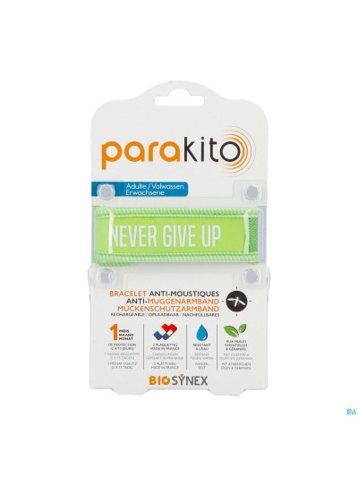 Para'kito Bracelet Adulte Never Give Up Vert