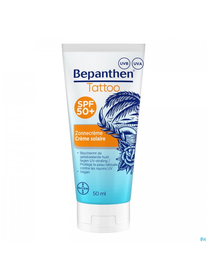 Bepanthen Tattoo Zonnecreme Tube 50ml