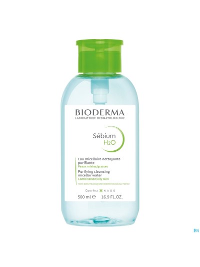 Bioderma Sebium H2o Micel. Water Doseerpomp 500ml