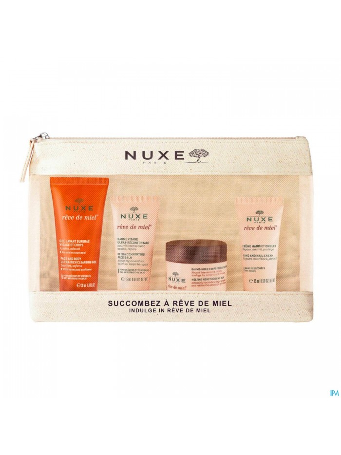 Nuxe Trousse Voyage Reve De Miel 4 Prod.