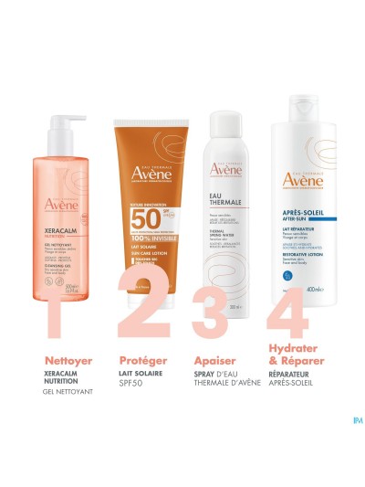 Avene Sol Spf50 Zonnemelk 250ml