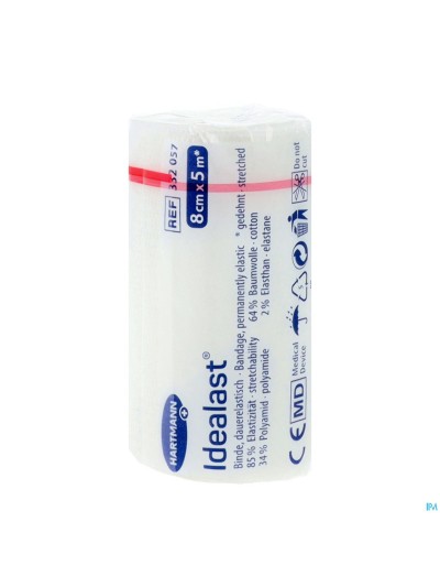 Idealast Met Haak 8cmx5m Wit 1 P/s