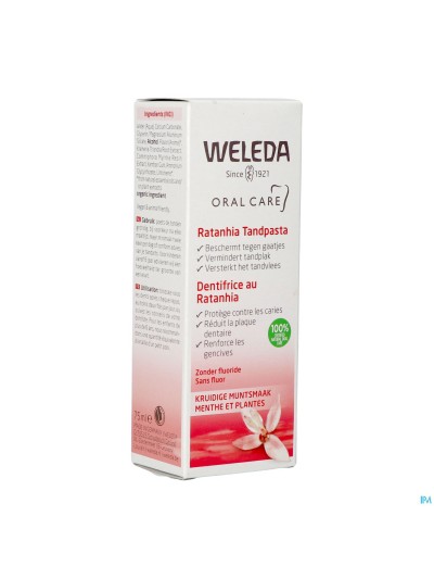 Weleda Dentif Ratanhia Rose 75ml