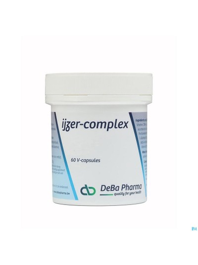 Ijzer Complex Vegetat. Caps 60x25mg Deba