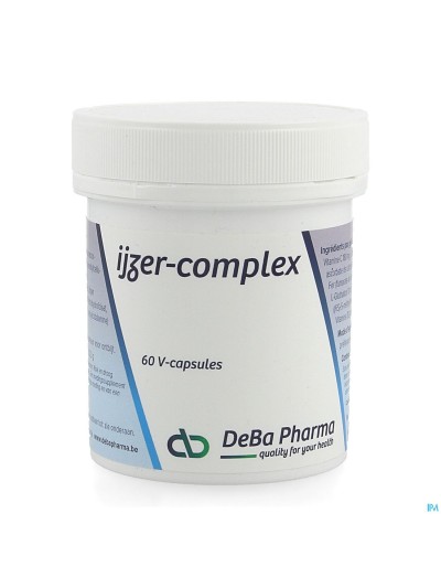 Fer Complex Vegetat. Caps 60x25mg Deba