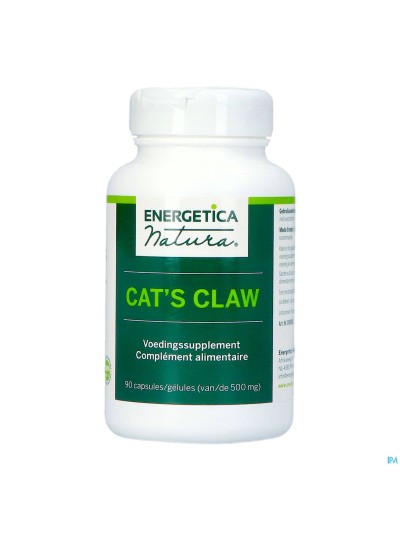 Cats Claw Energetica Caps 90x500mg