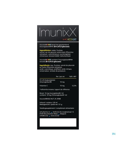 Imunixx Kidz Sirop 120ml