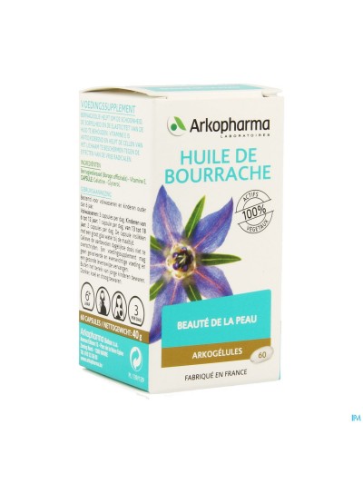 Arkogelules Huile De Bourrache 60