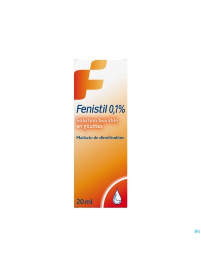 Fenistil 0,1% Sol Buvable 1mg/ml Gutt 20ml
