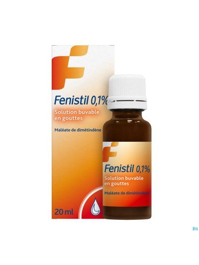 Fenistil 0,1% Sol Buvable 1mg/ml Gutt 20ml
