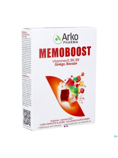 Memoboost Gingko Bacopa Caps 30