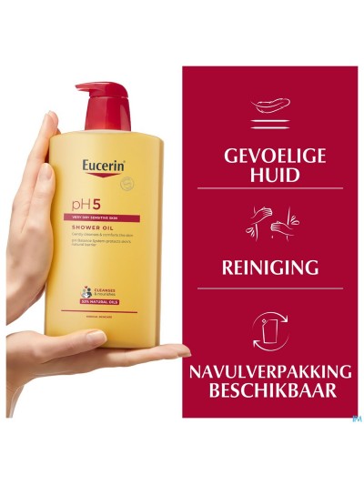 Eucerin Ph5 Douche Olie 1000ml
