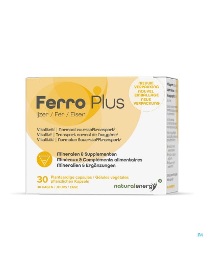 Ferro Plus Natural Energy Caps 30