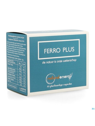 Ferro Plus Natural Energy Caps 30