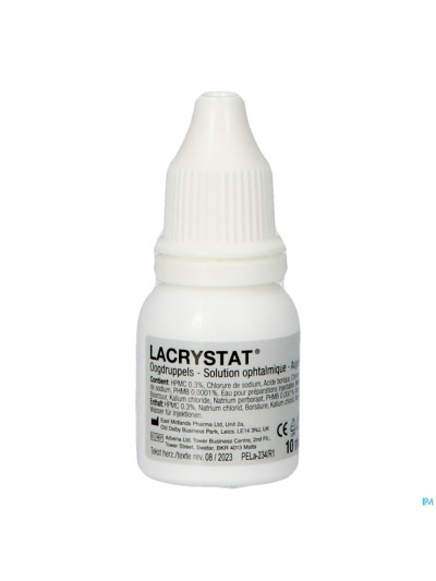 Lacrystat Collyre Fl 2x10ml Nf