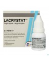 Lacrystat Collyre Fl 2x10ml Nf