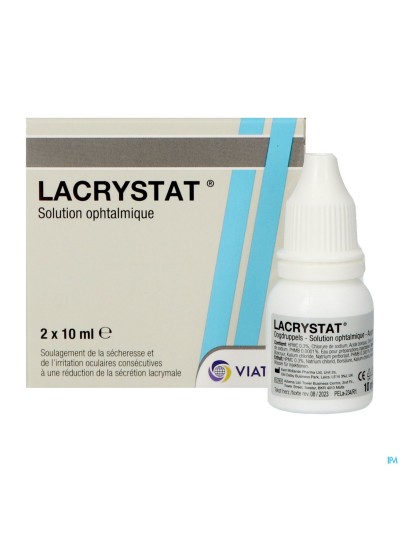 Lacrystat Collyre Fl 2x10ml Nf