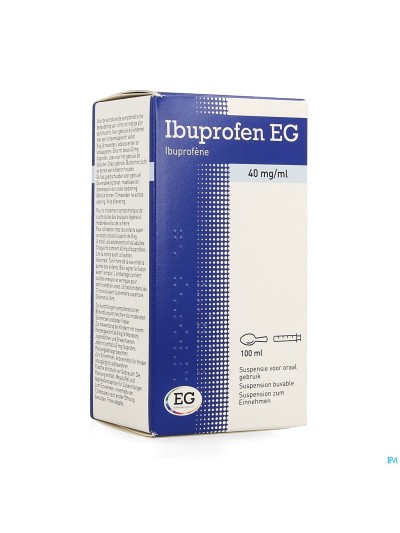 Ibuprofen Eg 40mg/ml Susp Oraal Gebruik 100ml