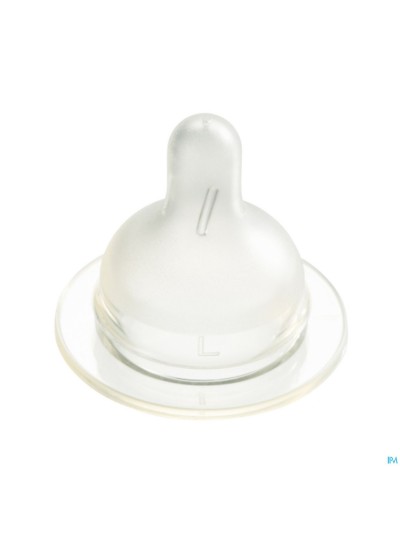 Difrax Flessenspeen Natural Wide Large 2 stuks