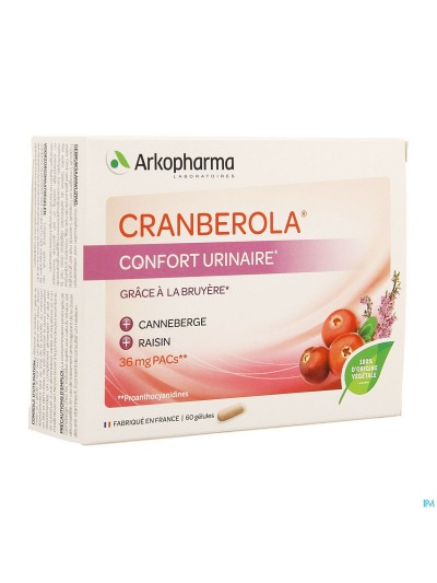 Cranberola Cyscontrol Gel 60 caps