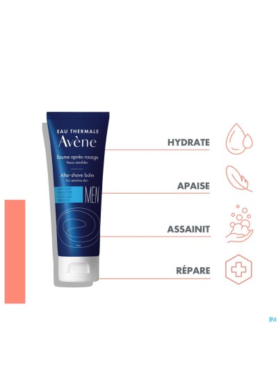 Avene Men Baume Apres Rasage Nf 75ml