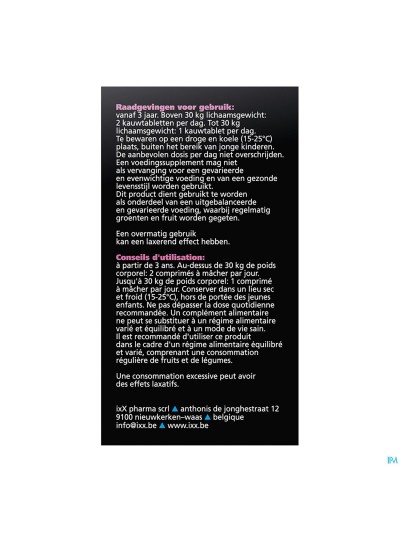 Imixx Junior Framboos Kauwtabl 90