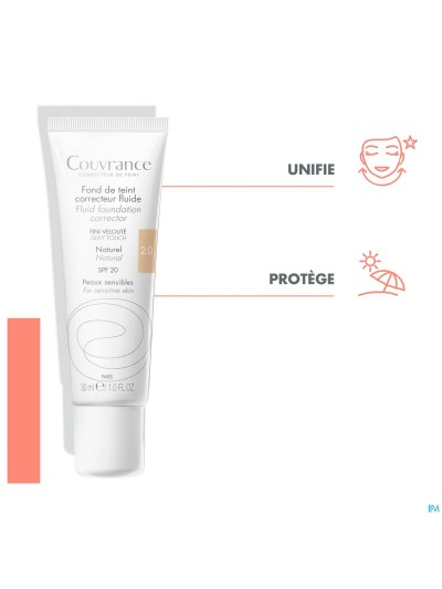 Avene Fond De Teint Fluide Naturel Spf15 30 ml - online bestellen