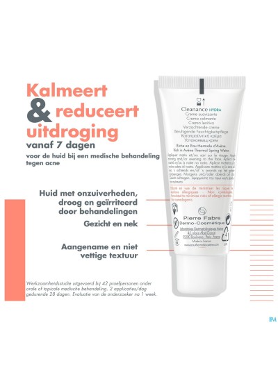 Avene Cleanance Hydra Creme Verzachtend Nf 40ml