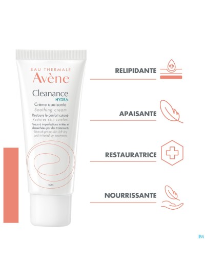 Avene Cleanance Hydra Creme Verzachtend Nf 40ml