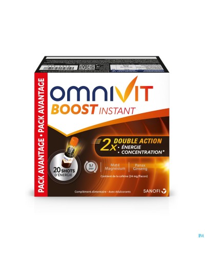 Omnivit Boost Instant Fl 20x15ml