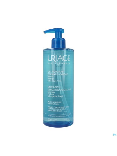 Uriage Gel Overvet Vloeibaar Dermato 500ml