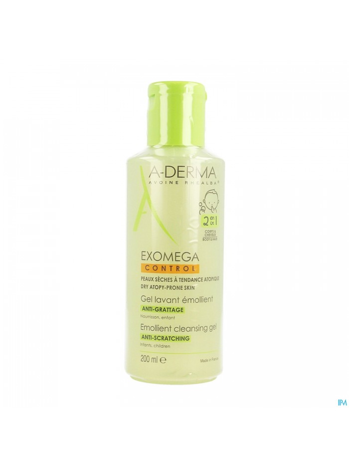 Aderma Exomega Control Reinigingsgel 2in1 200ml