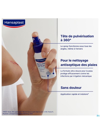 Hansaplast Spray Plaies 100ml